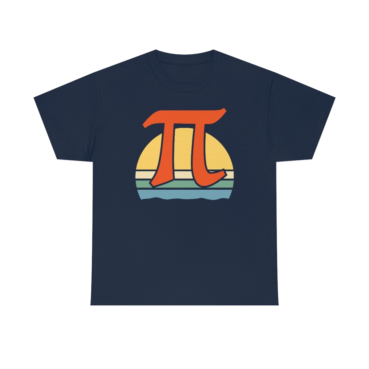 Vintage Pi Sun T-Shirt - Image 3
