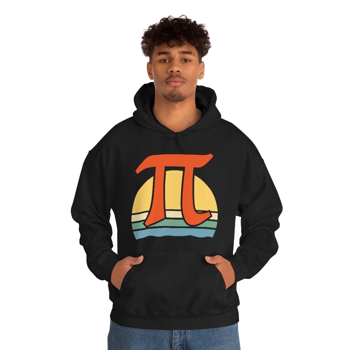 Vintage Pi Sun Hoodie - Image 2