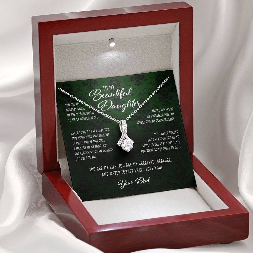 Dearest Angel in the World Dad to Daughter Gift - Image 3