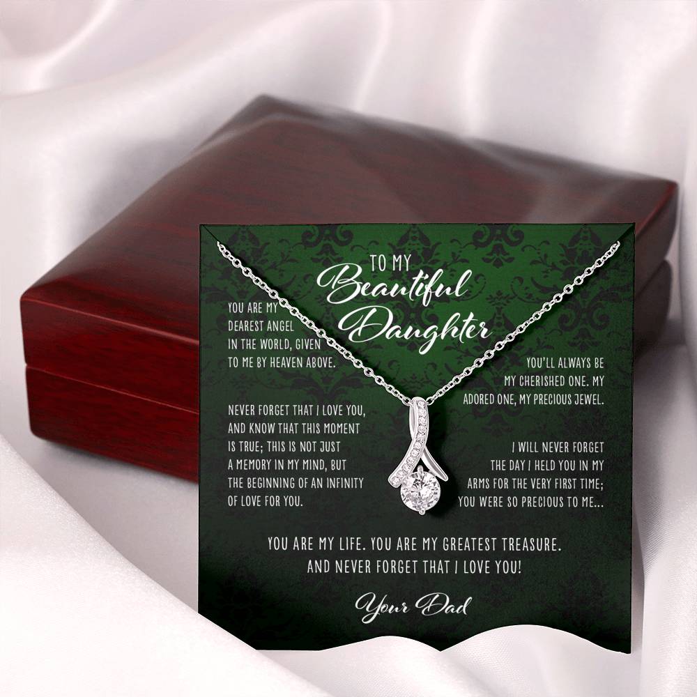 Dearest Angel in the World Dad to Daughter Gift - Image 4