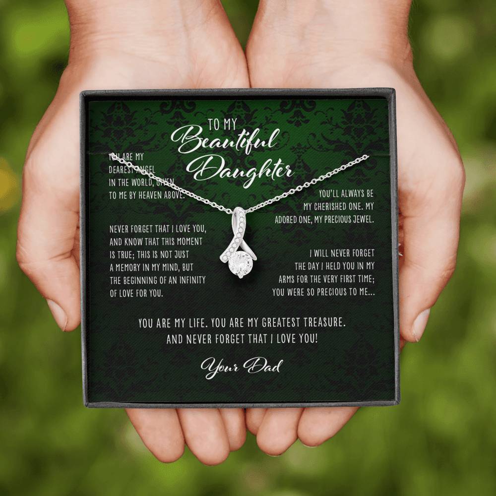 Dearest Angel in the World Dad to Daughter Gift - Image 10