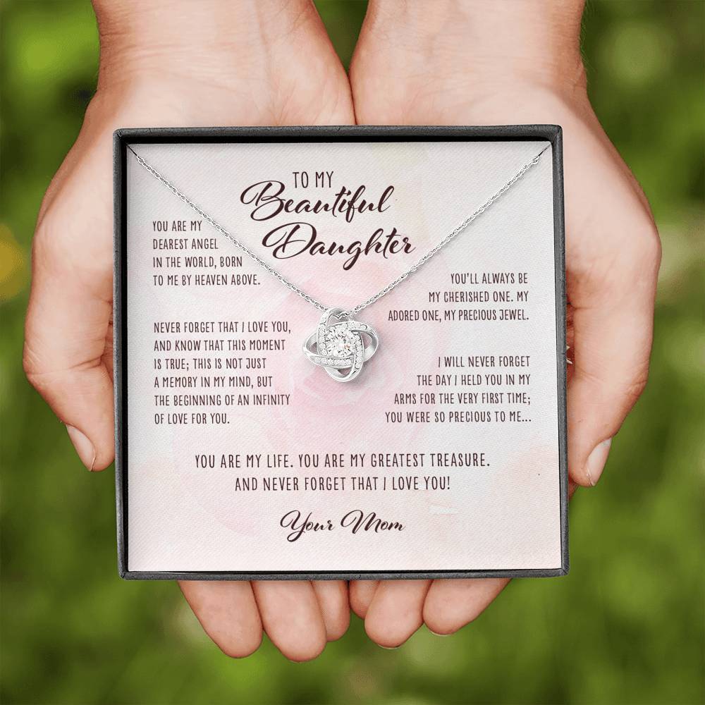 Dearest Angel in the World Mom to Daughter Gift - Image 7