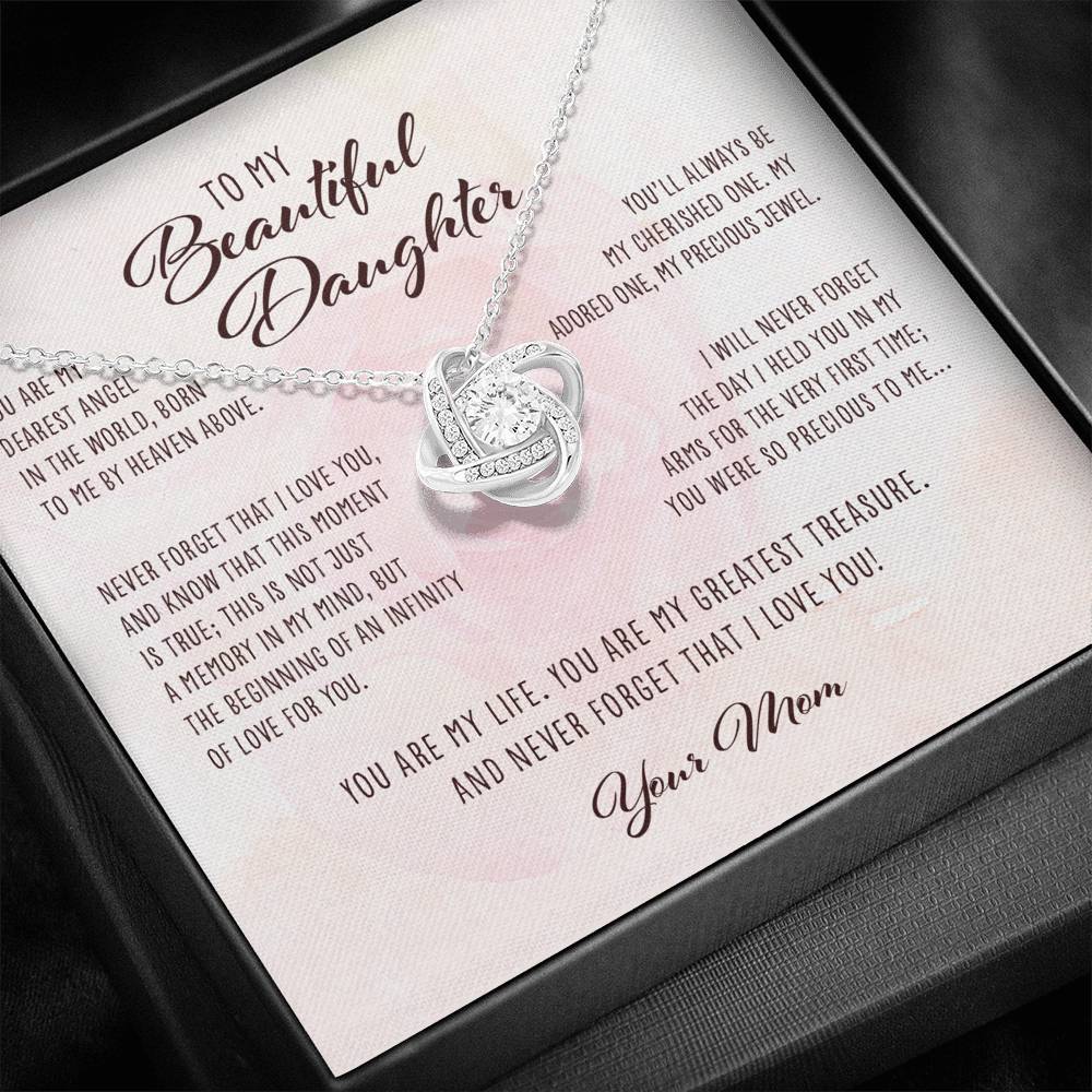 Dearest Angel in the World Mom to Daughter Gift - Image 6
