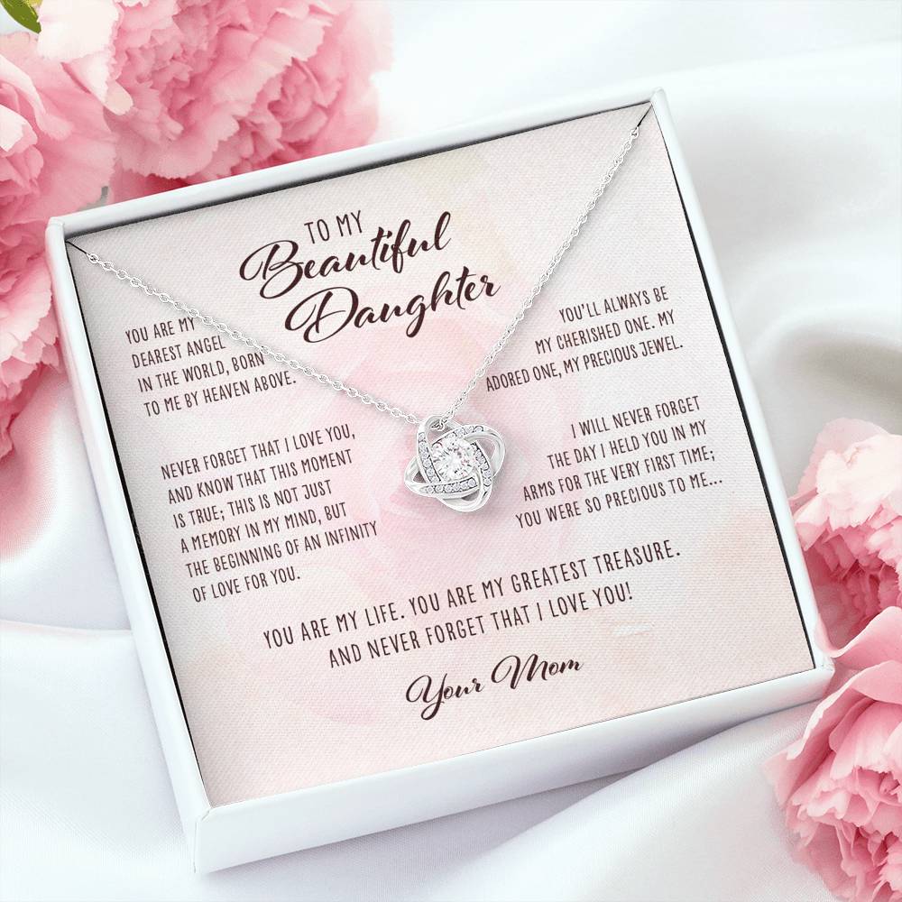 Dearest Angel in the World Mom to Daughter Gift - Image 5