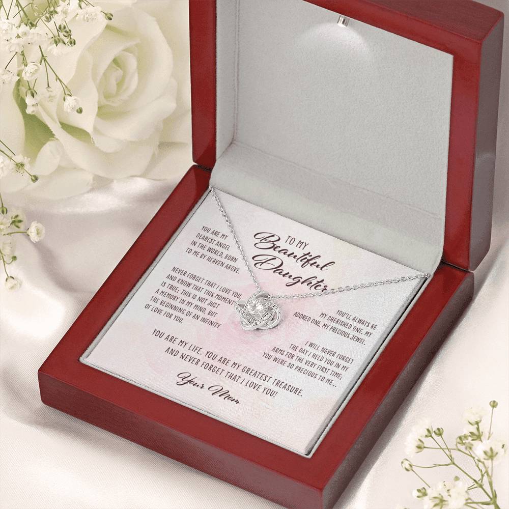 Dearest Angel in the World Mom to Daughter Gift - Image 4