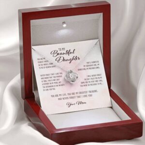 Dearest Angel in the World Mom to Daughter Gift