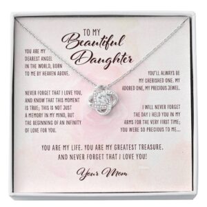 Dearest Angel in the World Mom to Daughter Gift