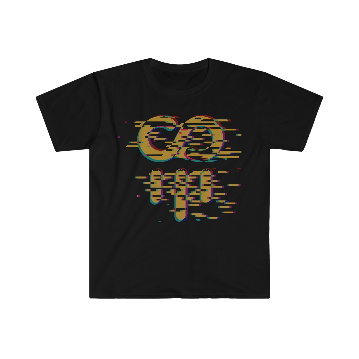 Maria Coin Logo Glitch Unisex Softstyle T-Shirt