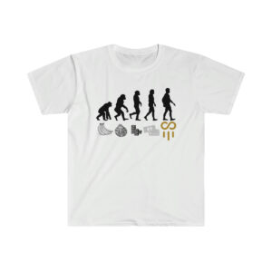 Human Evolution Unisex Softstyle T-Shirt