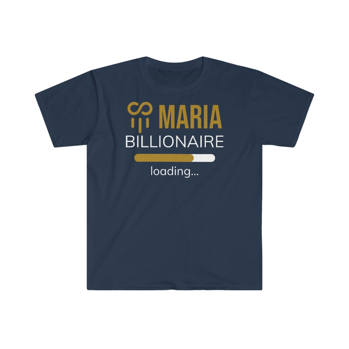 Maria Billionaire Loading Unisex Softstyle T-Shirt - Image 3